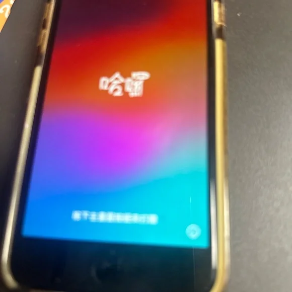 IPhone SE 64 GB through straighttalk back screen cracked but works great